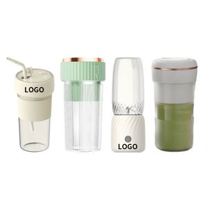 Exprimidor Eléctrico Personalizado de 400 ml, Mini Licuadora Portátil Recargable por USB, Mezclador de Frutas para Cocina - Product Image 4