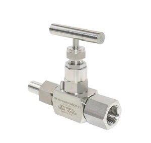 Katup Jarum Stainless Steel 316L Manual 2 Arah Kontrol 6000psi Penggunaan Air Kustomisasi Instrumen - Product Image 6