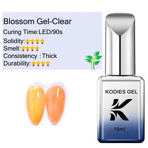 KODIES GEL-Esmalte de uñas de gel transparente, laca de gel líquido, efecto degradado de colores de marca blanca, OEM - Product Image 3
