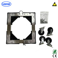 Chariot de stockage antistatique Leenol Mobile ESD SMT avec roulettes pour cartes PCB SMD, pour ligne de production et assemblage