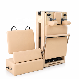 Cama de Pilates Plegable de Madera de Arce con Resortes Importados, Cuero PU Premium, Equipo Profesional para Estudio y Hogar - Product Image 2