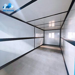 Low Cost <b>Portable</b> Prefab Mobile Home Office Cabin Camping 20ft Prefabricated Foldable Foldable Container House with Toilet - Product Image 6