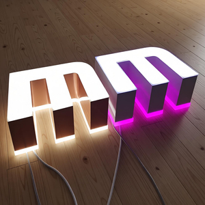 Letras <span class=keywords><strong>de</strong></span> Canal LED Personalizadas <span class=keywords><strong>de</strong></span> Aluminio sin Marco con Iluminación Frontal, IP65 Impermeables, Garantía <span class=keywords><strong>de</strong></span> 2 Años, Multicolor, Direccionales, para Tiendas Especializadas - Product Image 3