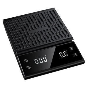 휴대용 <span class=keywords><strong>3kg</strong></span> 디지털 주방 저울 LED 디스플레이 타이머 정확한 0.1g 단위 ABS 소재 배터리 작동 가정용 - Product Image 1