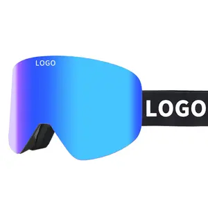 Yijia, venta al por mayor óptica, gafas de esquí polarizadas, gafas de snowboard UV 400, gafas de esquí de gran tamaño, gafas magnéticas de Snowboard