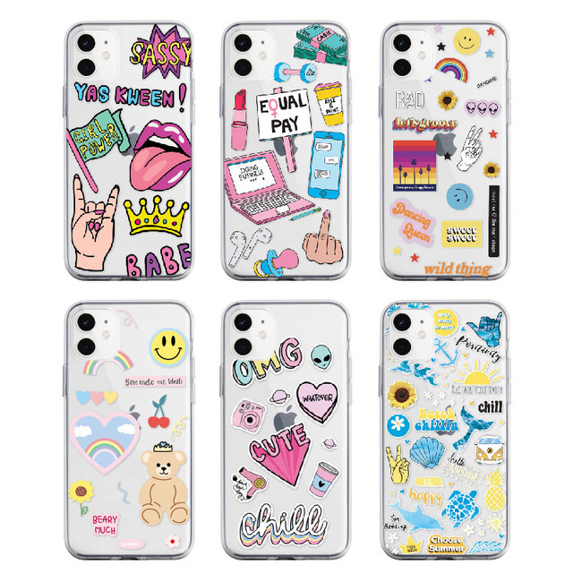 Personalized Custom Many Cartoon Designs UV Print Soft TPU Phone Case For iphone 12 Pro Max