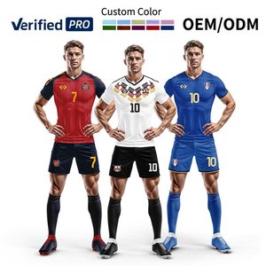 Maillot de football personnalisé de l'équipe nationale, adulte et enfant, haute qualité, maillot de football français, polyester, impression numérique, uniforme de football mondial - Product Image 1