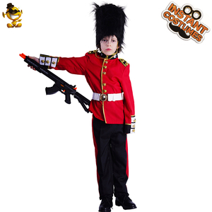 <span class=keywords><strong>Disfraz</strong></span> Infantil de Guardia Real para Halloween, Abrigo Rojo Clásico para Niños - Product Image 2