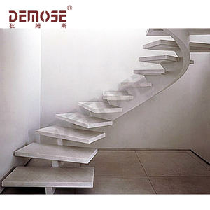 Escaleras de Caracol flotantes de <span class=keywords><strong>madera</strong></span> de acacia para interior/exterior, fácil instalación, <span class=keywords><strong>escalera</strong></span> de acero inoxidable y <span class=keywords><strong>madera</strong></span> maciza - Product Image 4