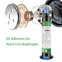Perekat UV Bonding untuk Diafragma Voice Coil Earphone Kecil, Kualitas Tinggi, Tidak Korosif, Pengerasan Cepat, Lem Satu Komponen