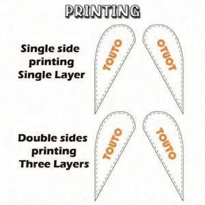 Promotional Feather Flags Banners Pole Outdoor Promotional Advertising Backpack Flag and Banner - Product Image 4