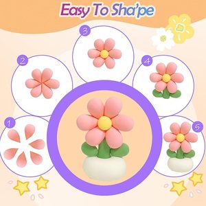 Vente en gros de 1 kg de pâte à modeler légère et séchée à l'air, 36 couleurs, pâte à modeler douce et non collante pour les cours d'art scolaire, certifiée EN71 ASTM, OEM - Product Image 4