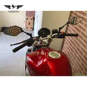 Specchietto Retrovisore 22mm per Scooter, <span class=keywords><strong>Moto</strong></span>, Motociclette, ATV, <span class=keywords><strong>Accessori</strong></span> per Honda, Suzuki, Kawasaki, KTM, Yamaha, <span class=keywords><strong>BMW</strong></span> - Product Image 3