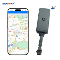 Rastreador GPS 4G Mini para Auto Benway BW03A con Aplicación Android para Tablero, Certificación ROHS, Alerta de Exceso de Velocidad y Geocerca de Corte de Motor