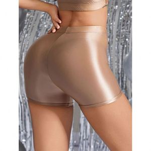 Caleçon long brillant à l'huile pour <span class=keywords><strong>homme</strong></span> Maillot de bain <span class=keywords><strong>transparent</strong></span> brillant Sous-vêtements allongés transparents Bas transparents - Product Image 2