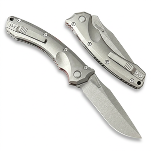 Cuchillo de doble hoja de alta calidad DIY Micro Tech Dragon Knife D2 de acero inoxidable OEM personalizable con mango de aluminio para camping, bolsillo y EDC 1 - Product Image 4
