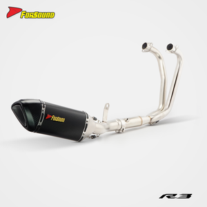 Sistema <span class=keywords><strong>de</strong></span> <span class=keywords><strong>Escape</strong></span> para Motocicleta Forsound, <span class=keywords><strong>Precio</strong></span> <span class=keywords><strong>de</strong></span> Fábrica al por Mayor, <span class=keywords><strong>Tubo</strong></span> Akrapovics GP-Spec, Silenciador <span class=keywords><strong>de</strong></span> Pista, Sistema Slip-on para R3 - Product Image 1