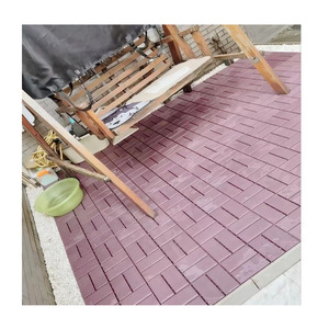 Baldosas de Madera Ecológicas para Terraza, Baldosas de Suelo Entrelazadas para Exteriores - Product Image 3