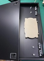 Panel Patch Fiber Optik Simplex SC/UPC 24 Core Tipe Tetap 1U untuk Penggunaan FTTX
