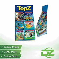 Support d'affichage de comptoir en PVC personnalisé pour livres, magazines, bandes dessinées, papeterie, vente au détail