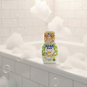 HAKUGEN EARTH 300ml Bain Moussant Liquide Naturel aux Herbes Parfum Pomme avec Ingrédients Hydratants Blanc - Product Image 3