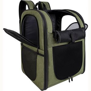 Échantillon gratuit : Sac de transport souple pour chat/chien/animal de compagnie, sacs de transport pliables pour grands chats/petits chiens avec bandoulière - Product Image 1