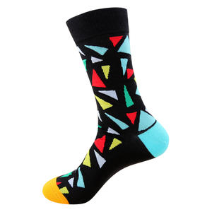 Automne nouveaux hommes mi-mollet Logo personnalisé chaussettes décontracté haut-équipage coton Stocks avec dessin animé - Product Image 6