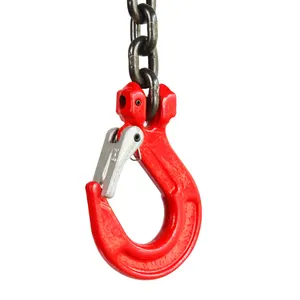 Rigging turnbuckles Xiềng Xích Dây Clip giả mạo hợp kim thép nâng Palăng móc với chốt G80 clevis Sling móc