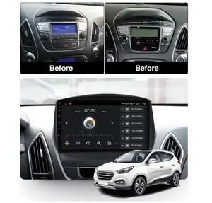 Bqcc 9 "/10" hệ thống Android IPS không dây Carplay xe phương tiện truyền thông Stereo 4 gam Wifi GPS Navigation cho Hyundai iX35 (Tucson) 2004-2015