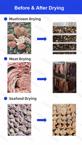 Deshidratador de Alimentos de Gran Capacidad, Secador de Frutas y Verduras con Bomba de Calor, <span class=keywords><strong>Horno</strong></span> para Secar <span class=keywords><strong>Pollo</strong></span> y Carne - Product Image 5