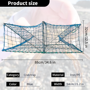 Trampa de Pesca Plegable Datao E-021, Diseño Plegable Plano que Ahorra Espacio, Alta Estabilidad y Estructura Resistente, Fácil de Transportar y Guardar - Product Image 6