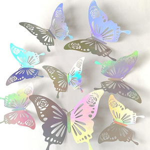 Película de vidrio con efecto de arcoíris de camaleón iridiscente holográfico, calcomanía decorativa DIY para fiesta de Navidad, <span class=keywords><strong>manualidades</strong></span> de <span class=keywords><strong>papel</strong></span> decorativas para el hogar - Product Image 6