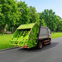 Camion compacteur de déchets mini DongFeng 6CBM, châssis 4x2, système de chargement automatique pour la collecte des déchets résidentiels