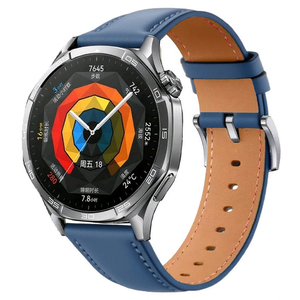 Correa de <span class=keywords><strong>Reloj</strong></span> Deportiva/Afín de Negocios Ajustable de Cuero Sintético de 22 mm, Correa con Hebilla de Pin, Diseño de Bucle Deportivo, Relojes Inteligentes <span class=keywords><strong>Amazfit</strong></span> - Product Image 2