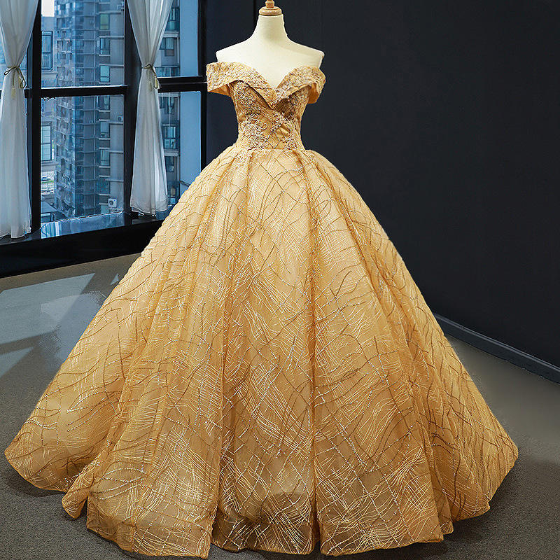 Off Shoulder Princess Huge Ball Gown Graduation Quinceanera Dresses Formal  Evening Prom Gowns Girl Dresses