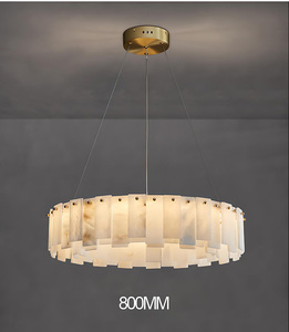 Île De Luxe <span class=keywords><strong>Stand</strong></span> Pièce Maîtresse Escalier Carré Type <span class=keywords><strong>Led</strong></span> Or Plafond Moderne Lampe En Laiton Albâtre Lustre Suspension