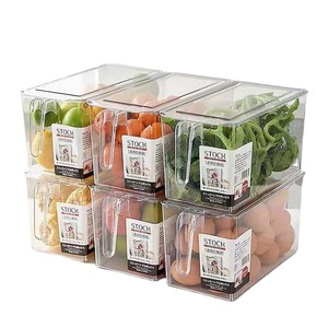 Factory Supply High Quality Stackable Plastic Acrylic Storage Box for food