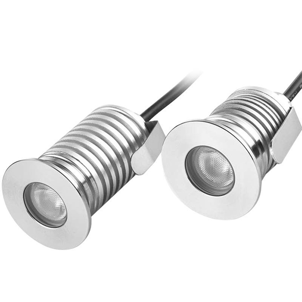 Ландшафтный прожектор теплый белый RGB IP67 DC24V стекло из нержавеющей стали 1 Вт 3 Вт DMX контролируемый светодиодный подземный свет
