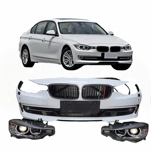 Para <span class=keywords><strong>BMW</strong></span> <span class=keywords><strong>Serie</strong></span> <span class=keywords><strong>3</strong></span> F30 Antiguo 328i 335i <span class=keywords><strong>320d</strong></span> 320i 330i Conjunto de Parachoques Delantero Original y Faro Delantero para Piezas de Automóvil Kit de Carrocería - Product Image 1