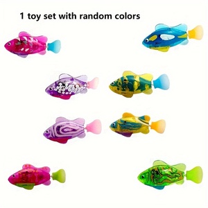 <span class=keywords><strong>Robot</strong></span> de Natación a Batería para Mascotas, <span class=keywords><strong>Juguete</strong></span> Electrónico de Simulación de Peces con Luces LED, Precio de Fábrica - Product Image 2