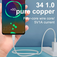 Câble de données USB Android, câble de type C, chargeur de téléphone portable à charge rapide, câble de charge micro USB