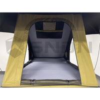 Tente de toit rigide en aluminium SNDN, super légère, ultra-fine, portable, pour voiture, couverture intégrale pour les voyages en 4x4