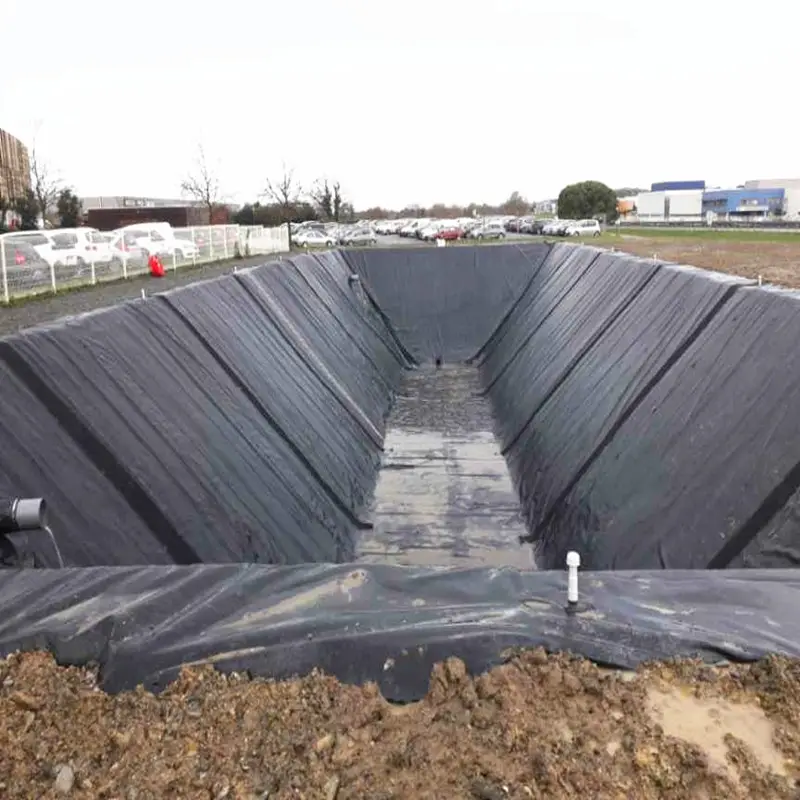 1Mm 1.5Mm Hdpe Plaat Waterdichte Plastic Liners Gerecycled Wortel Geomembrane Prijs Voor Landschap