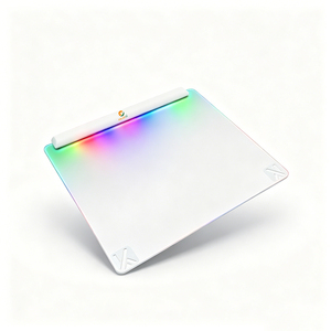 Manufacturer Custom RGB Tempered Esports Gaming Glass Mouse Pad with Ultra-Smooth Micro-Etched Surface and Non-Slip Base - Product Image 1