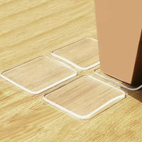 Große Transparente Anti-Vibrations-Rutschfeste Matte Silikon-Unterlage Multifunktionale Kühlschrank-Stuhlauflage Stoßdämpfende Unterlage