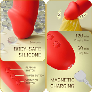 Il massaggiatore vibrante e percussivo 3-in-1 in grado di stimolare il punto G e il punto C, rendendo IT un giocattolo per massaggio femminile multifunzionale. - Product Image 4
