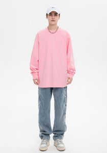 Felpa ingrosso peso massimo <span class=keywords><strong>senza</strong></span> <span class=keywords><strong>cappuccio</strong></span> logo personalizzato stampa digitale francese cotone spugna oversize <span class=keywords><strong>felpe</strong></span> con <span class=keywords><strong>cappuccio</strong></span> da uomo - Product Image 5
