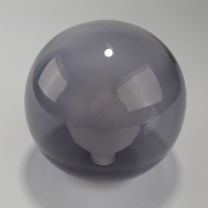 <span class=keywords><strong>Paralume</strong></span> a Sfera in Vetro Borosilicato dal Design Moderno e Minimalista, con Filettatura Interna, <span class=keywords><strong>Grigio</strong></span> Fumo, per Interni, Ecologico - Product Image 4