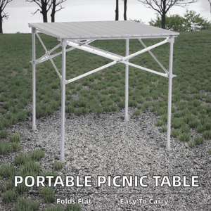 Table d'extérieur moderne en aluminium facile à transporter pour le camping, la pêche, le barbecue et le jardin, design pliable SDX665, table d'extérieur portable SDX665 - Product Image 2
