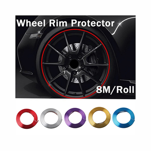 Bande Décorative <span class=keywords><strong>Jante</strong></span> Électroplaquée Automobile 8m, Bande Anti-Rayures <span class=keywords><strong>Pneu</strong></span>, <span class=keywords><strong>Protecteur</strong></span> de <span class=keywords><strong>Jante</strong></span> de Voiture, Autocollant de <span class=keywords><strong>Jante</strong></span> - Product Image 1